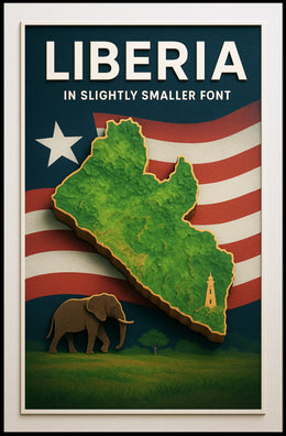 Liberia A Unique Perspective Poster PosterGoat