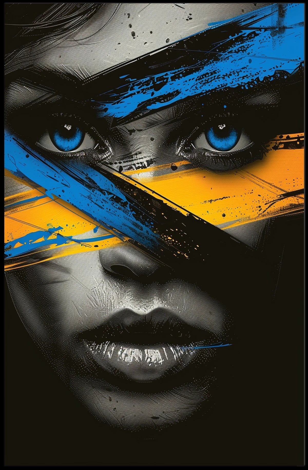 Abstract Expression Abstract Poster