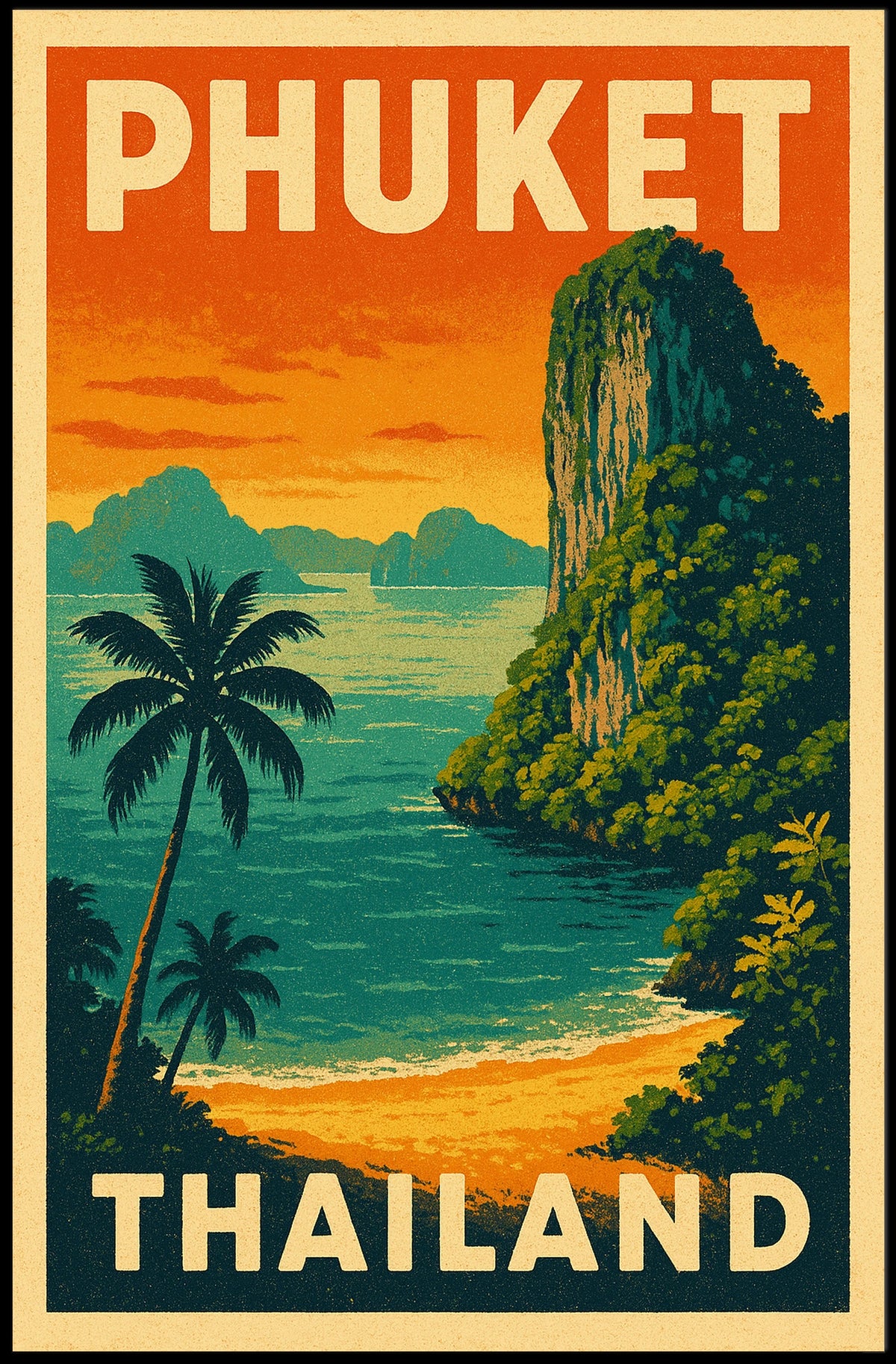 Phuket, Thailand Poster