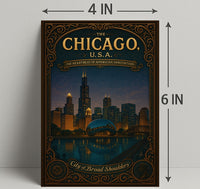Chicago The Heartbeat of American Innovation Poster PosterGoat
