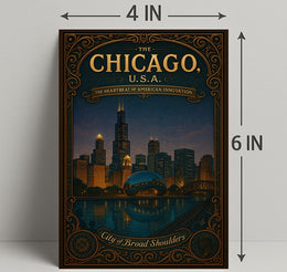 Chicago The Heartbeat of American Innovation Poster PosterGoat