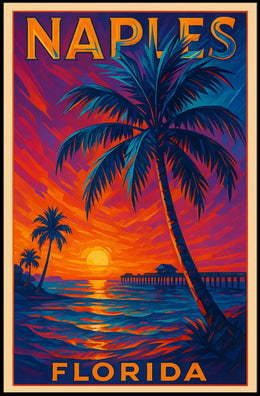 Naples, Florida Sunset Poster