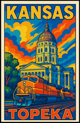 Kansas Topeka Poster