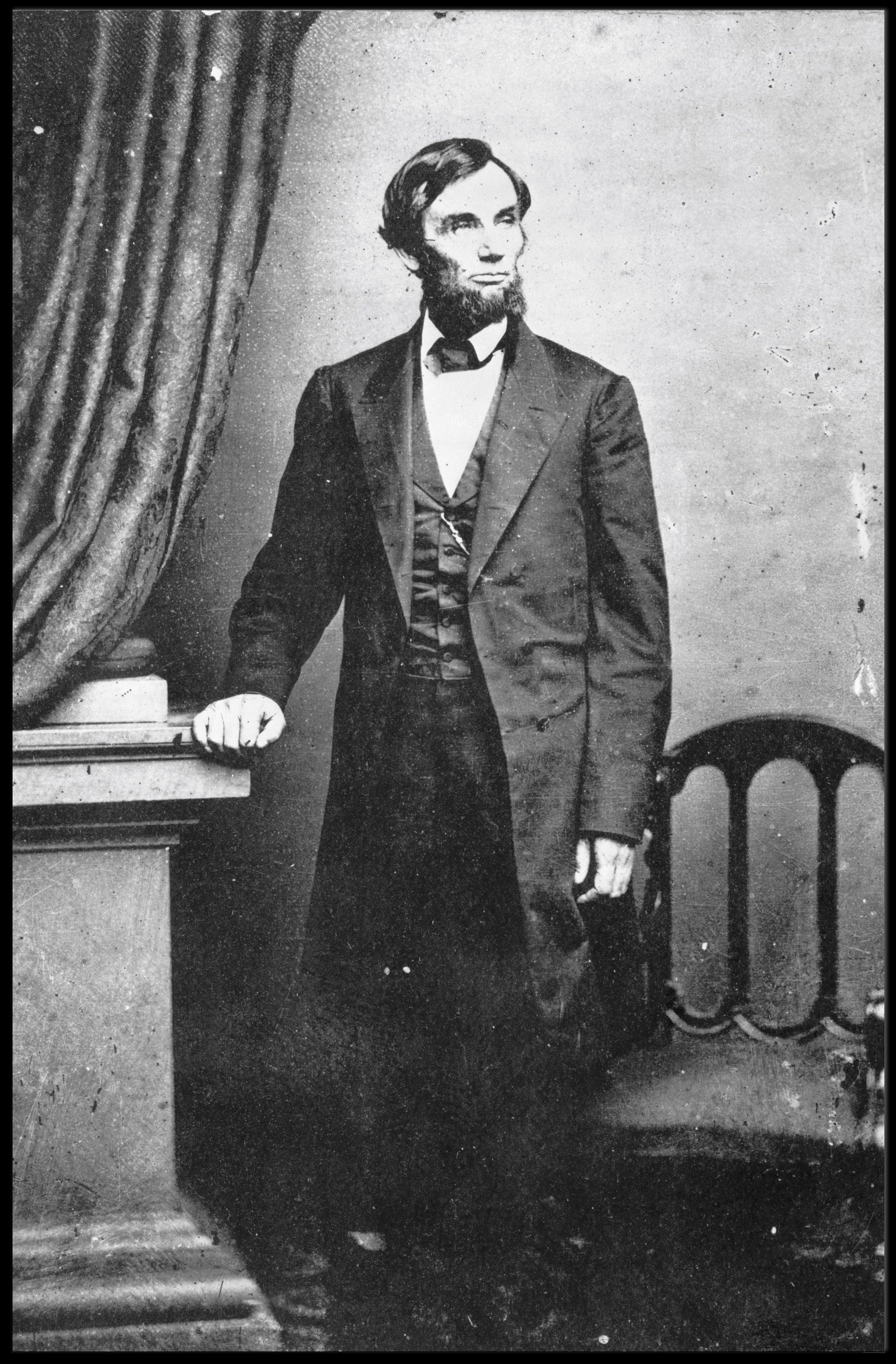 Abraham Lincoln Glasses in Hand Poster Artwork PosterGoat