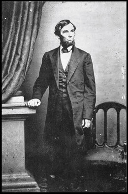 Abraham Lincoln Glasses in Hand Poster Artwork PosterGoat
