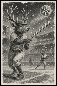 Winter Wonderland Baseball Poster