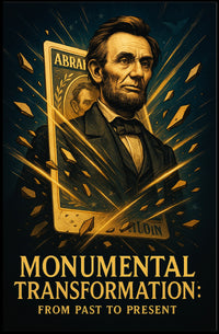 Abraham Lincoln 3d Pop Poster