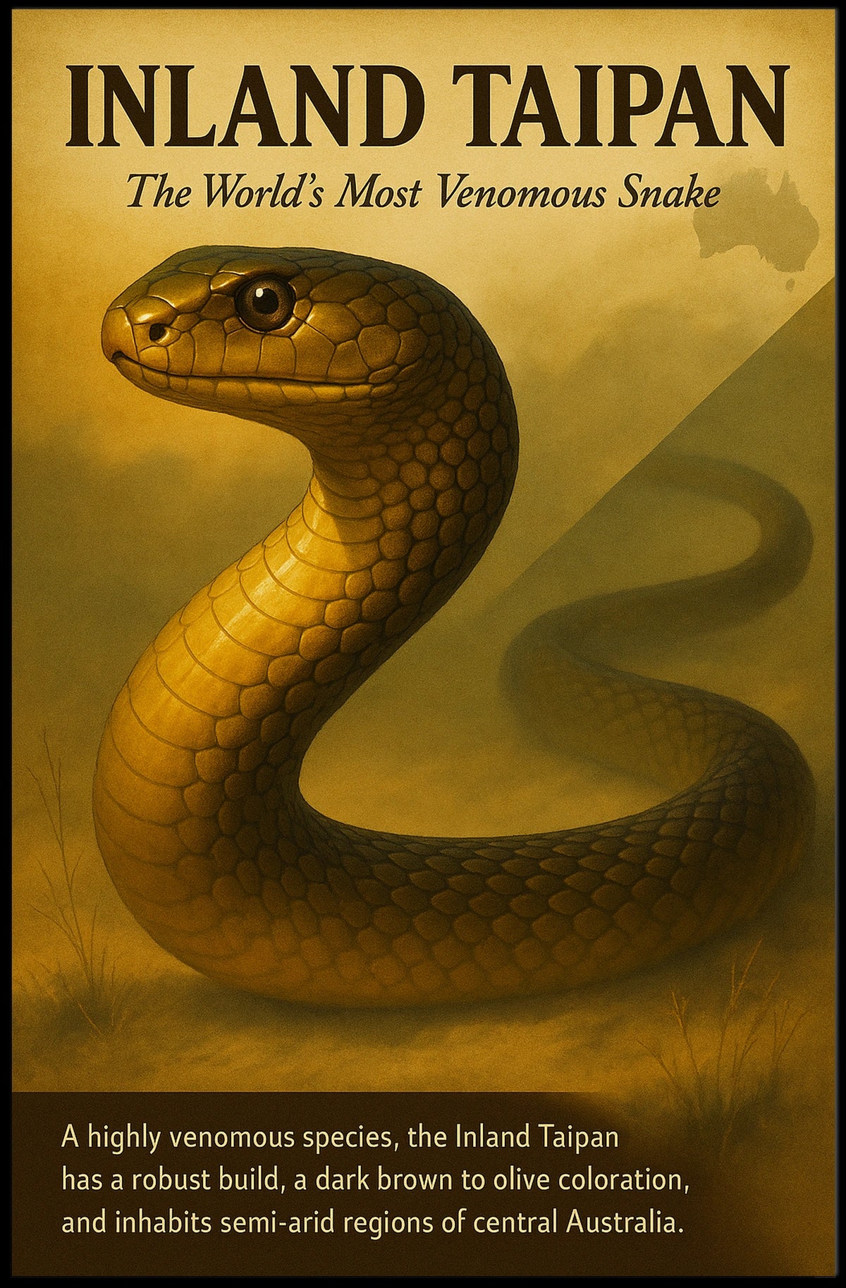Inland Taipan The WorldS Most Poster