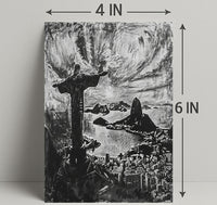 Christ The Redeemer Over Rio Poster