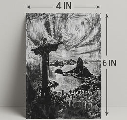 Christ The Redeemer Over Rio Poster