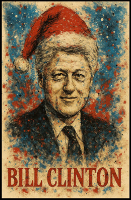 Bill Clinton 42nd President of the United States Christmas SeriesPoster