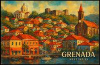 Grenada West Indies Poster