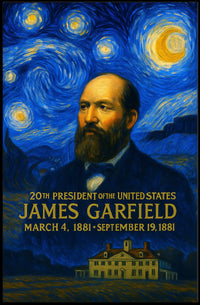 James A. Garfield 20th President of the United States Presidential Masterpiece Series Poster