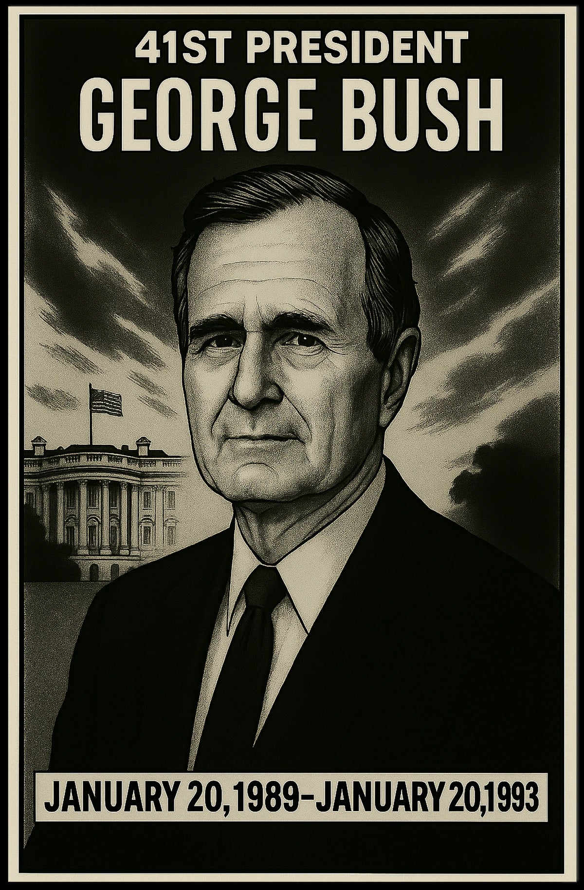 George Bush 41St President Poster