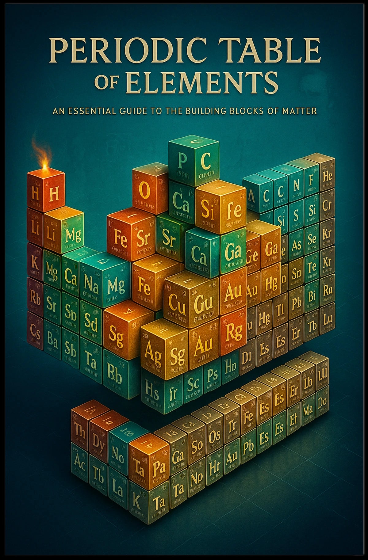 The Periodic Table Of Elements Poster