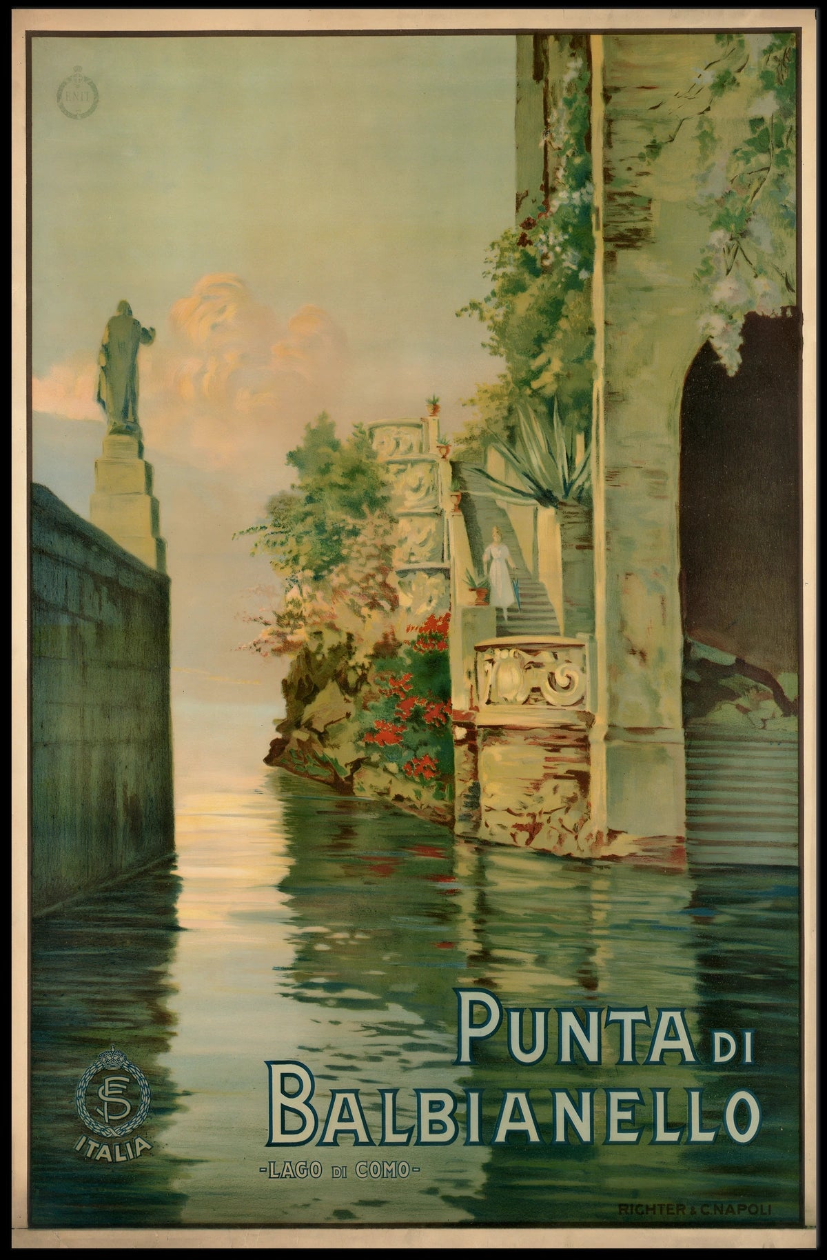 Punta Di Balbianello Lago Di Como Poster