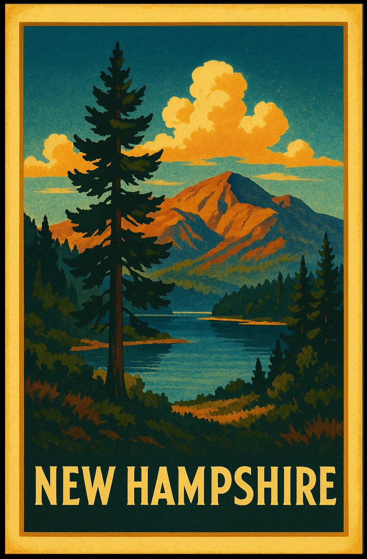 Scenic New Hampshire Poster