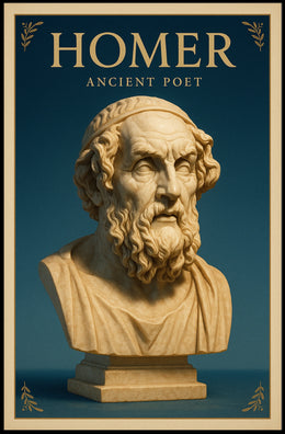 Homer Ancient Poet Poster