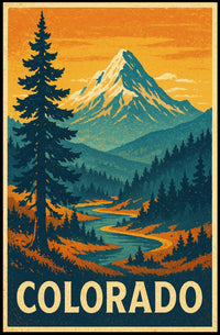Majestic Colorado Landscape Poster