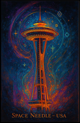 Space Needle USA Poster