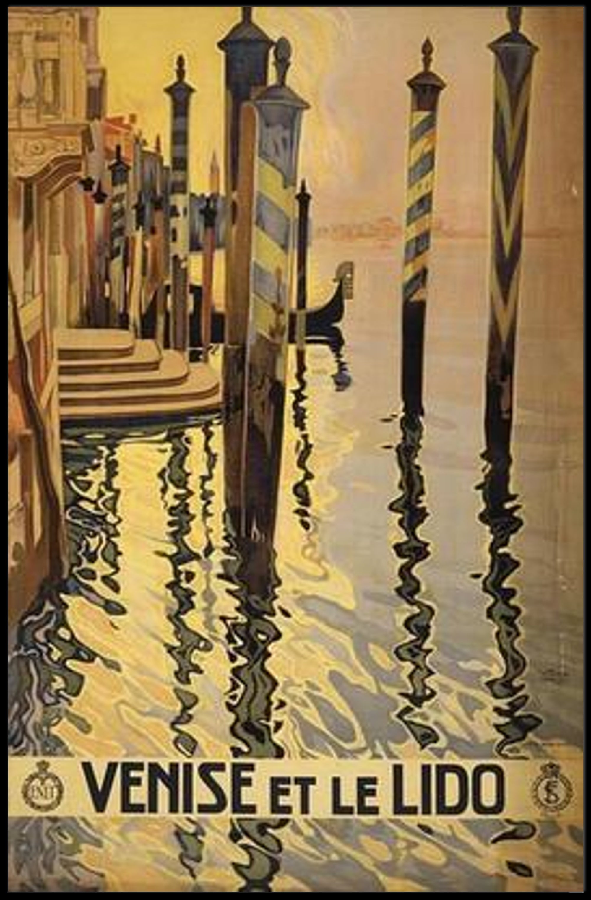 Venise et le Lido Poster PosterGoat