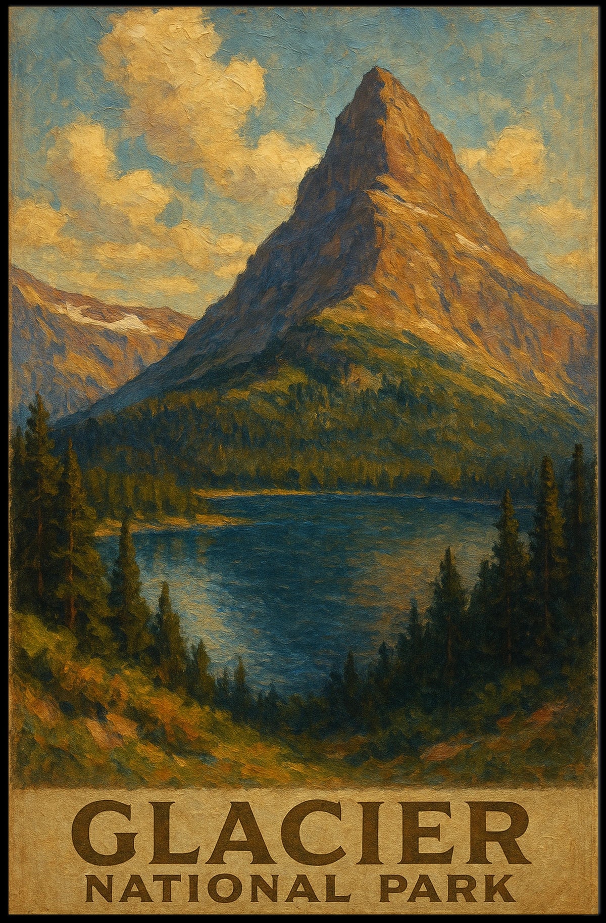 Glacier National Park Poster