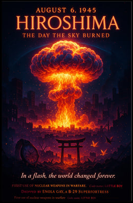 Hiroshima – The Day the Sky Burned Poster PosterGoat