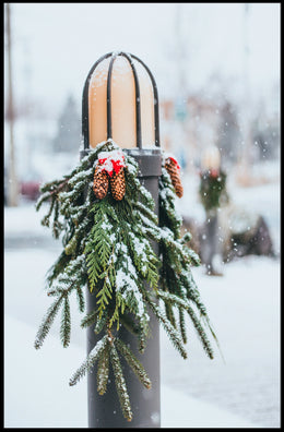 Winter Holiday Decor Poster