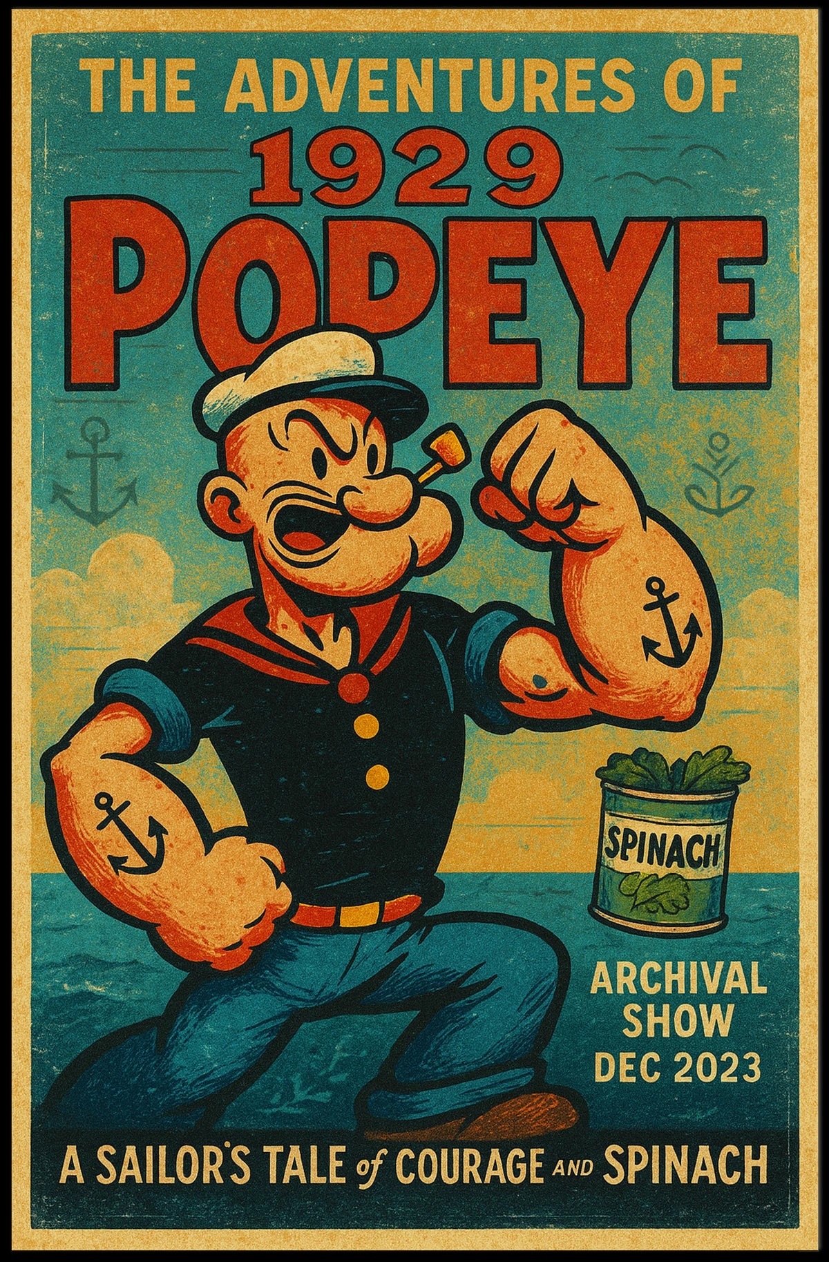 Popeye 1929 Art Poster POP-77