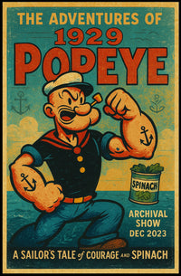 Popeye 1929 Art Poster POP-77