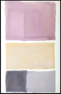Abstract Color Blocks Modern Wall Art Print