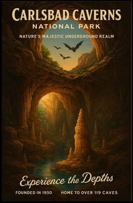 Carlsbad Caverns National Park Poster