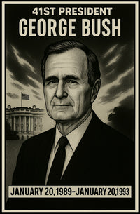 George Bush 41St President Poster