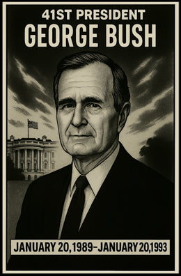 George Bush 41St President Poster