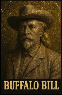 Buffalo Bill Western Portrait: Cultural or Heritage Poster