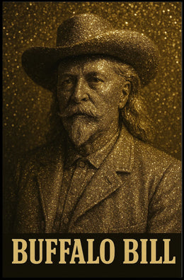 Buffalo Bill Western Portrait: Cultural or Heritage Poster