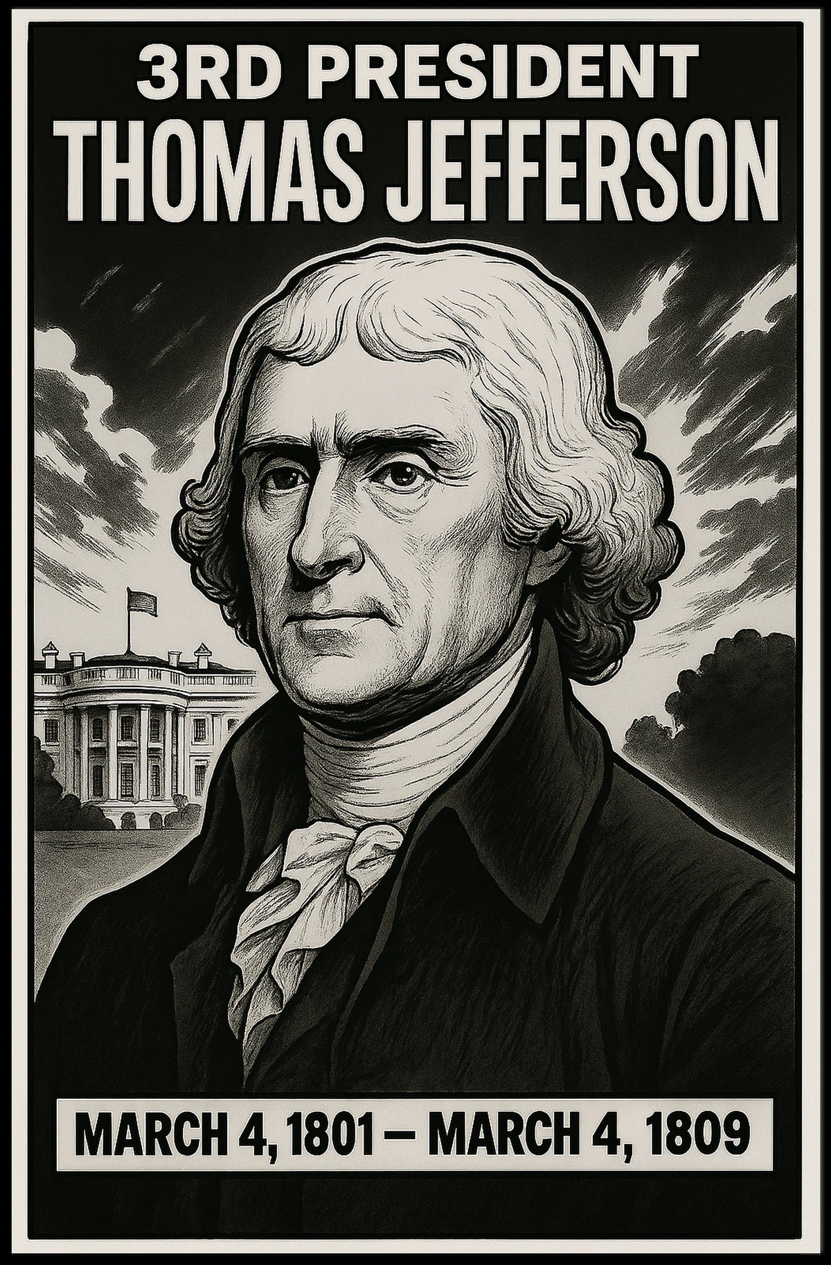 Thomas Jefferson 3Rd President Poster