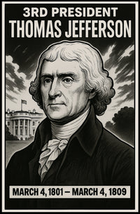 Thomas Jefferson 3Rd President Poster
