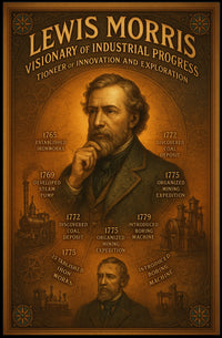 Lewis Morris Visionary of Industrial Progress Poster