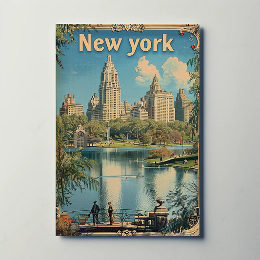 New York Central Park Poster Print