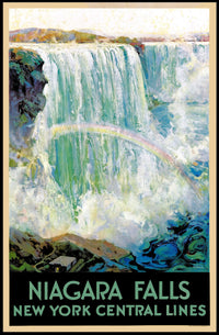 Niagara Falls Vintage Travel Poster