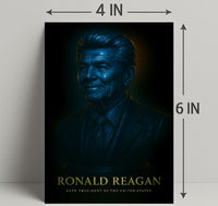 Ronald Reagan Vintage Poster Wall Art PosterGoat