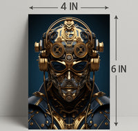 Steampunk Cyborg Poster PosterGoat