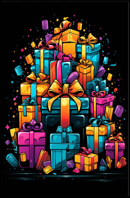 Colorful Gift Extravaganza Poster