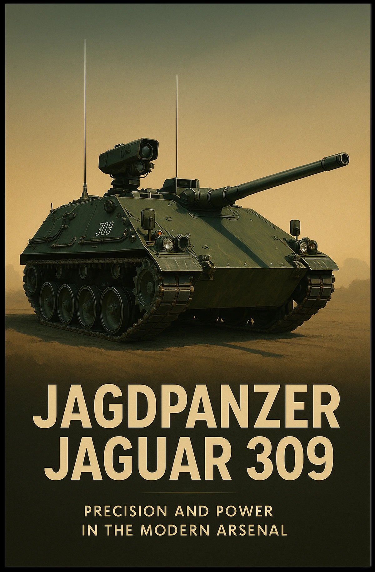 Jagdpanzer Jaguar 309 Poster