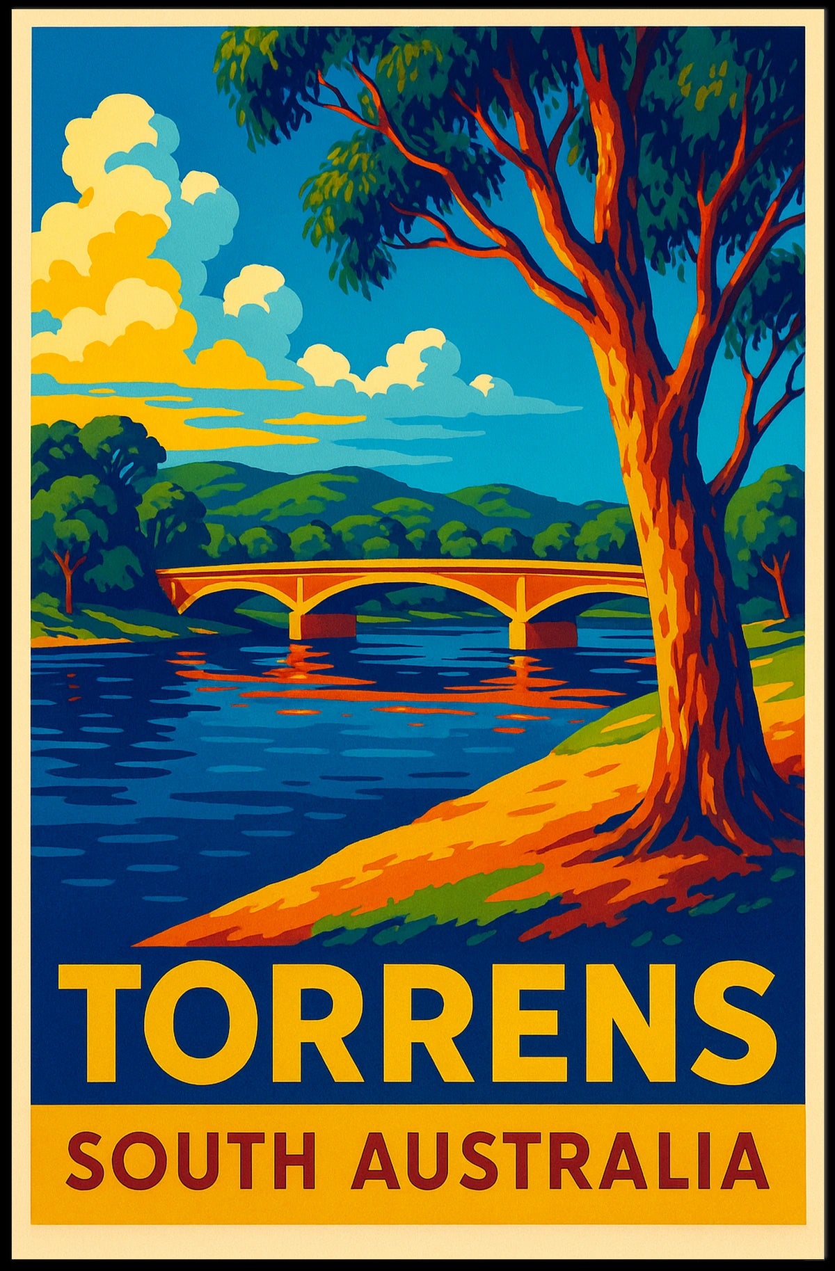 Torrens South Australia Poster
