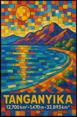 Tanganyika A Vibrant Mosaic Poster