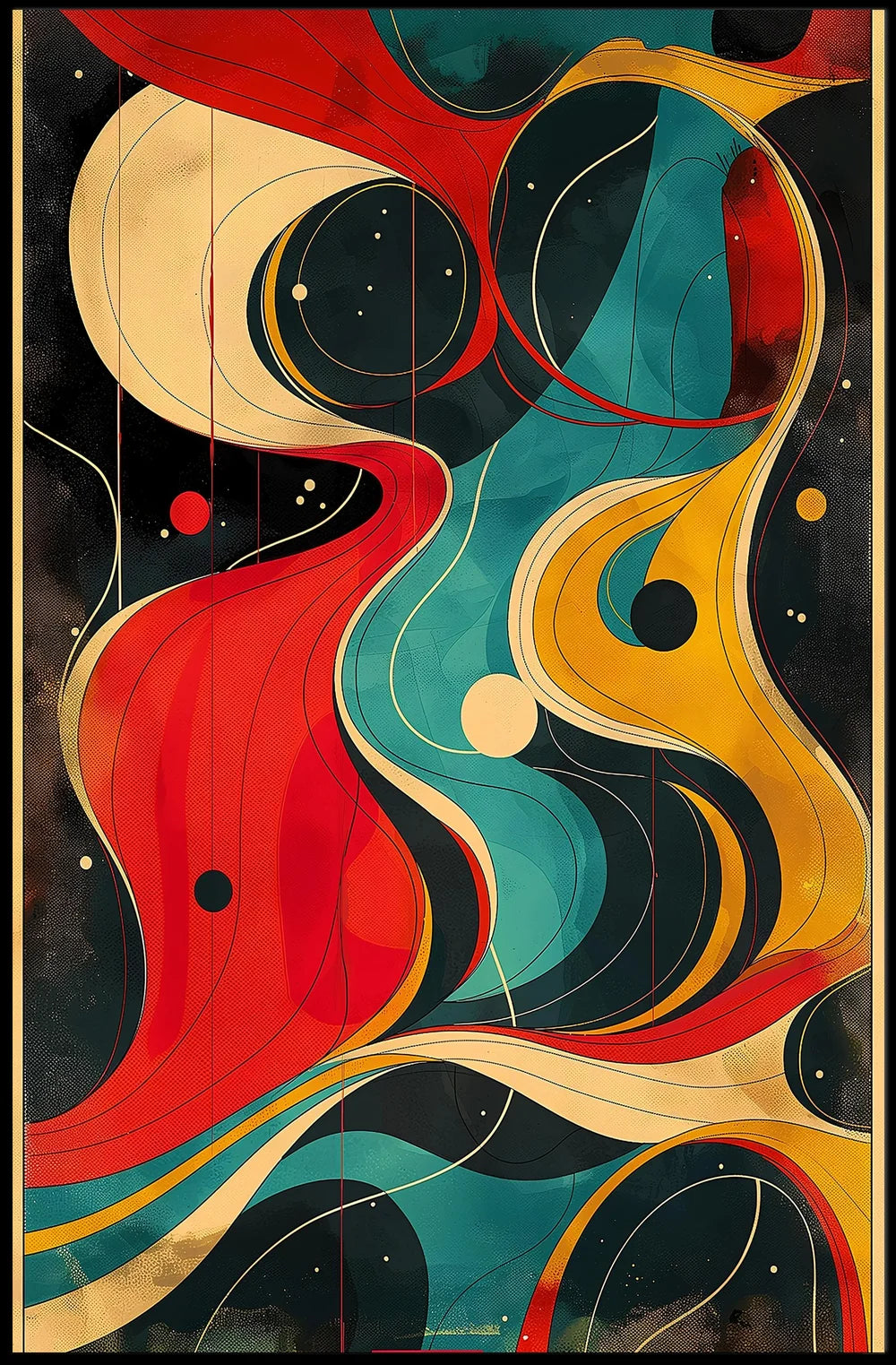 Abstract Modern Minimalist Art Poster