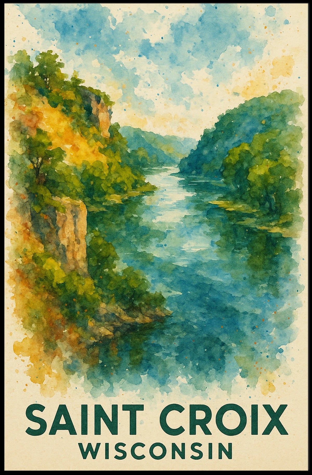 Saint Croix, Wisconsin Poster