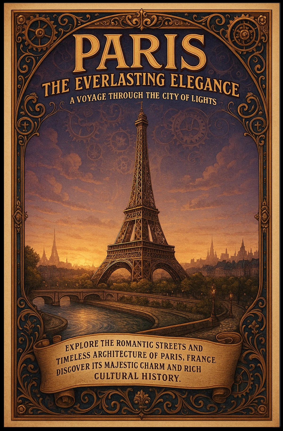 Paris The Everlasting Elegance Poster